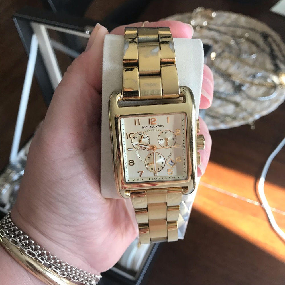 Michael Kors Goldtone watch used